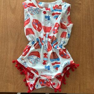 Pom Pom Mila & Rose sweet treat outfit 0-6 month